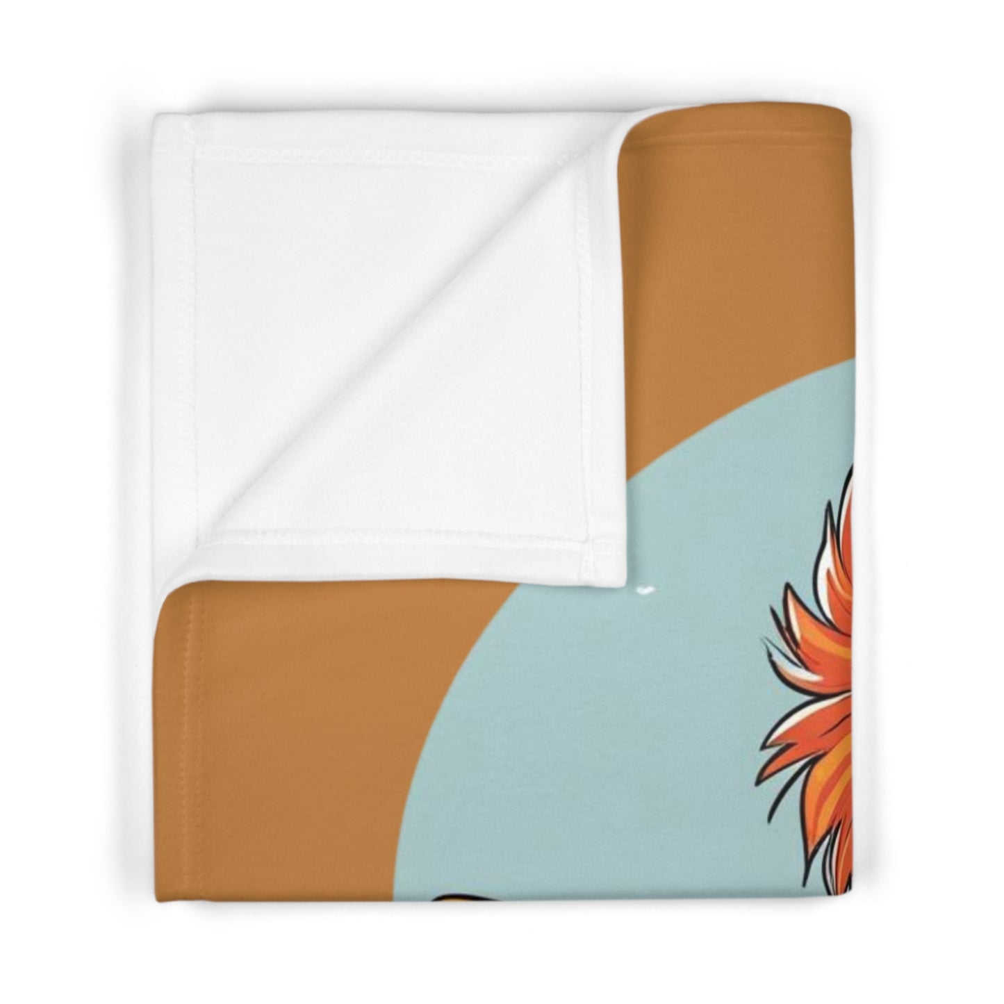 Animal Kingdom Baby Blanket, Nursery Decor - Brown