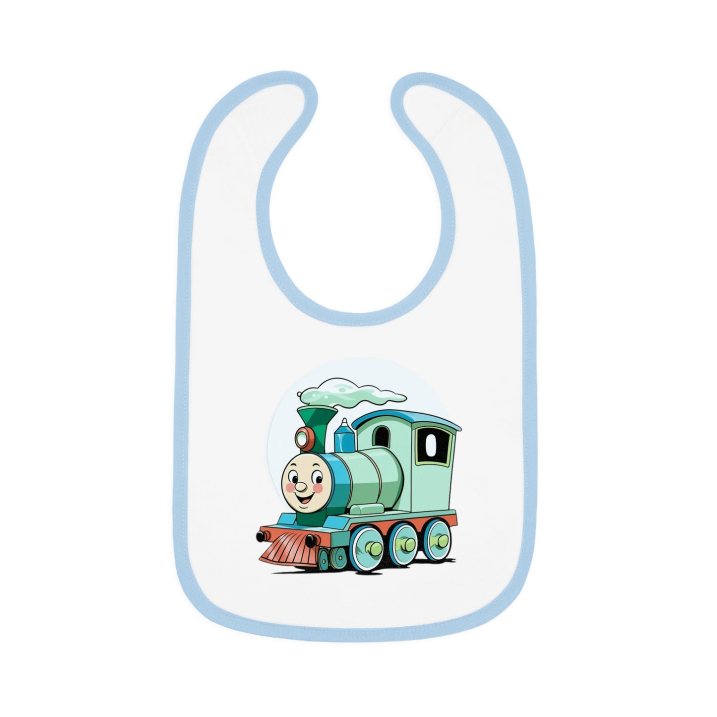 Cho Choo Train – Baby Bib, Blue