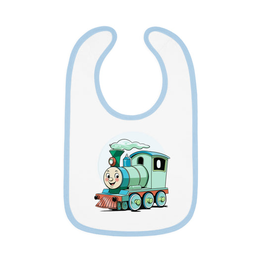 Cho Choo Train – Baby Bib,  Blue