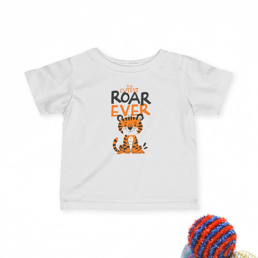 The Cutest Roar Ever – Baby T-Shirt, Grey