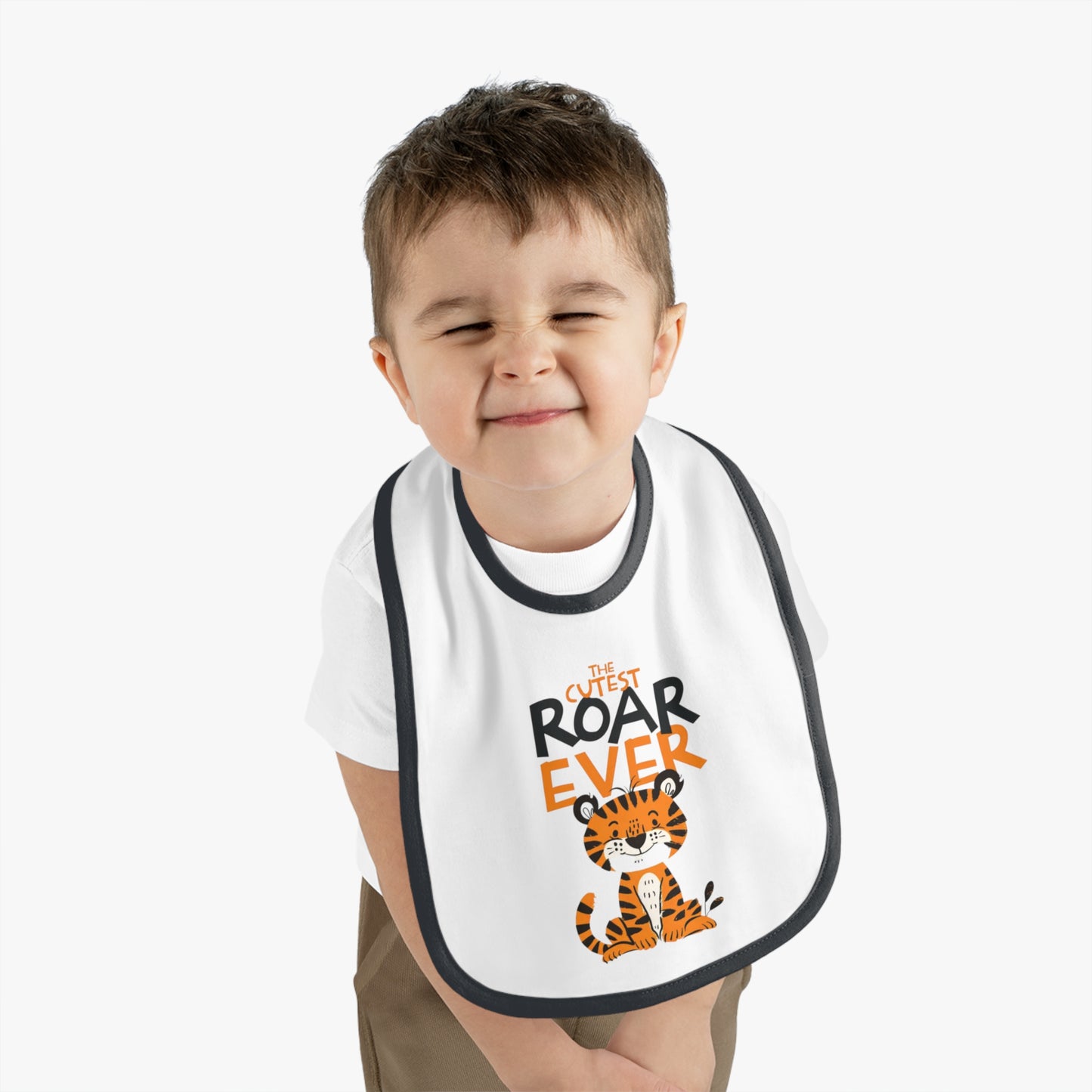 The Cutest Roar Ever - Cute Tiger Baby Bib
