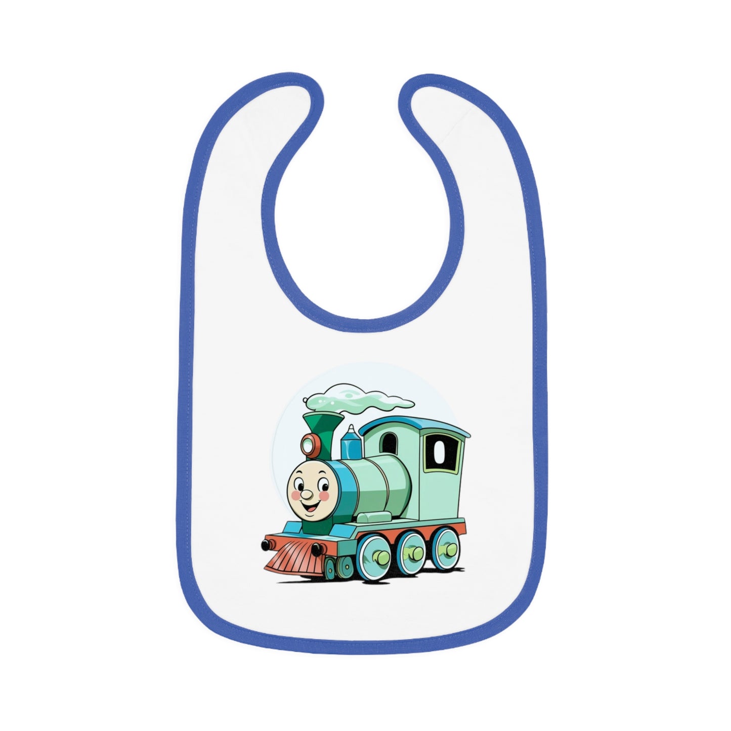 Cho Choo Train – Baby Bib, Blue