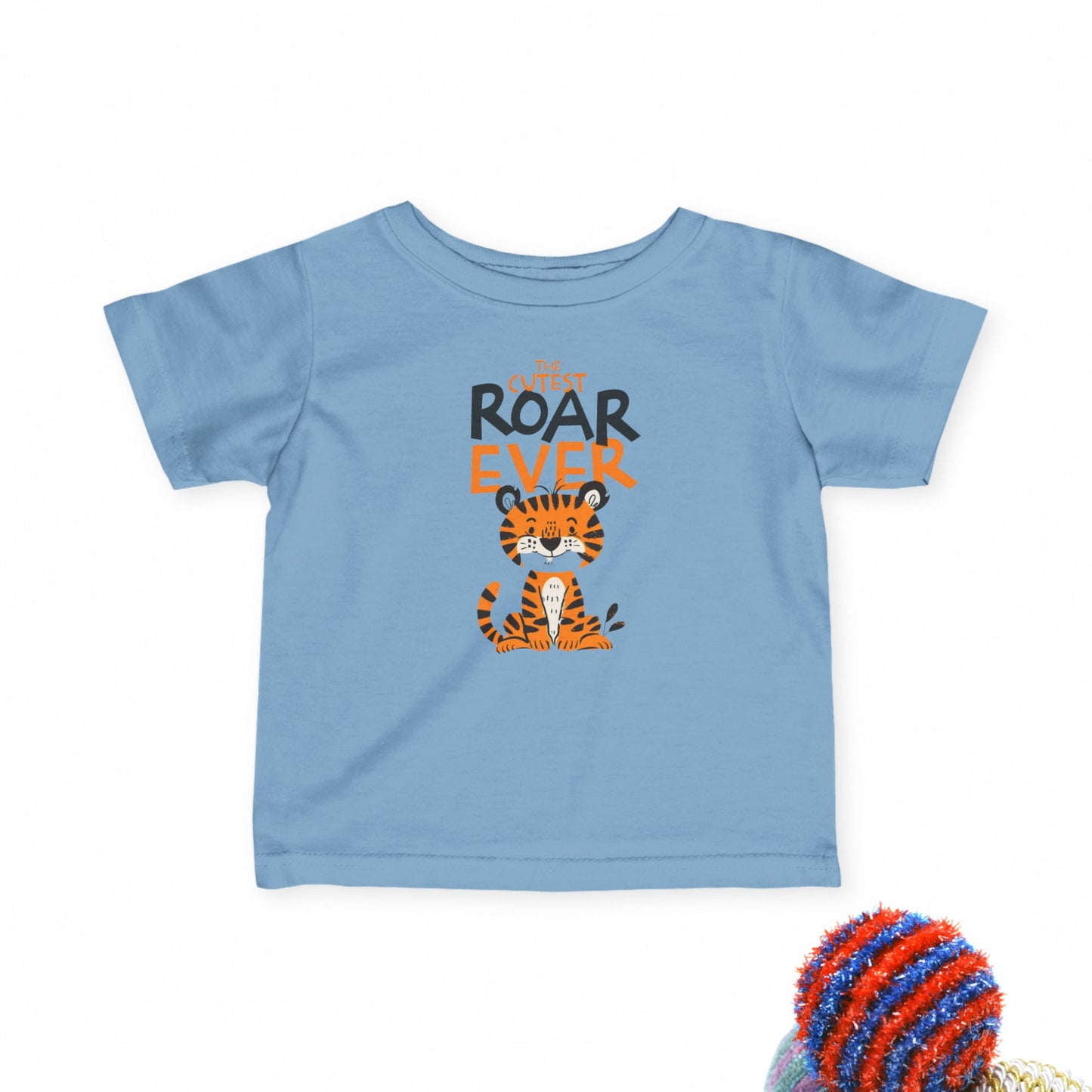 The Cutest Roar Ever – Baby T-Shirt, Grey