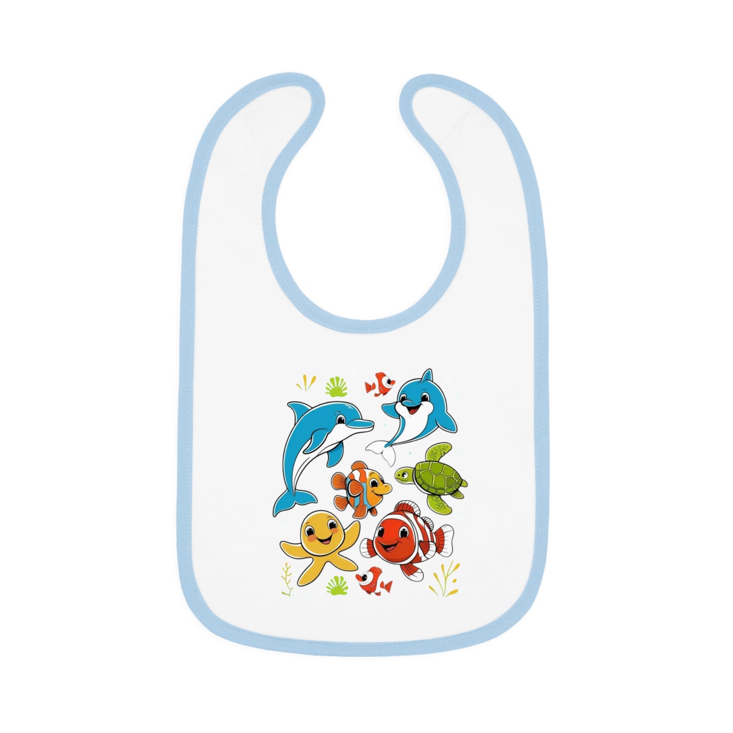 Sea Animals Design Baby Bib