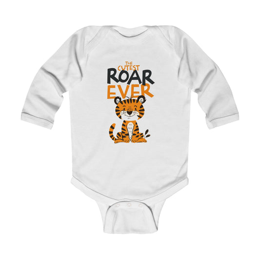 Cute Tiger Roar Infant Long Sleeve Bodysuit