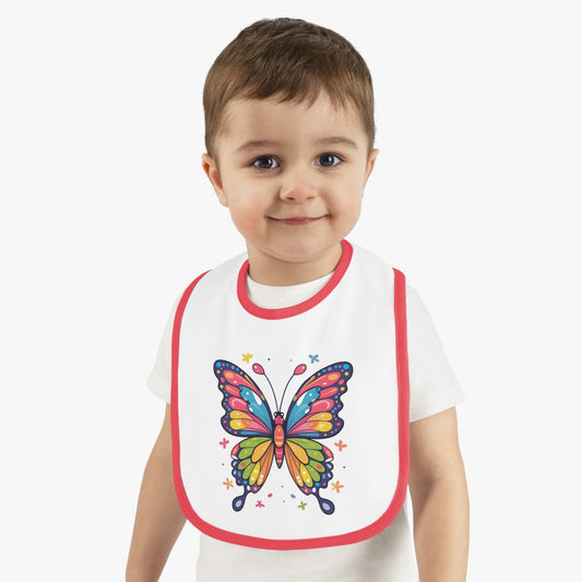 Beautiful Butterfly Baby Bib